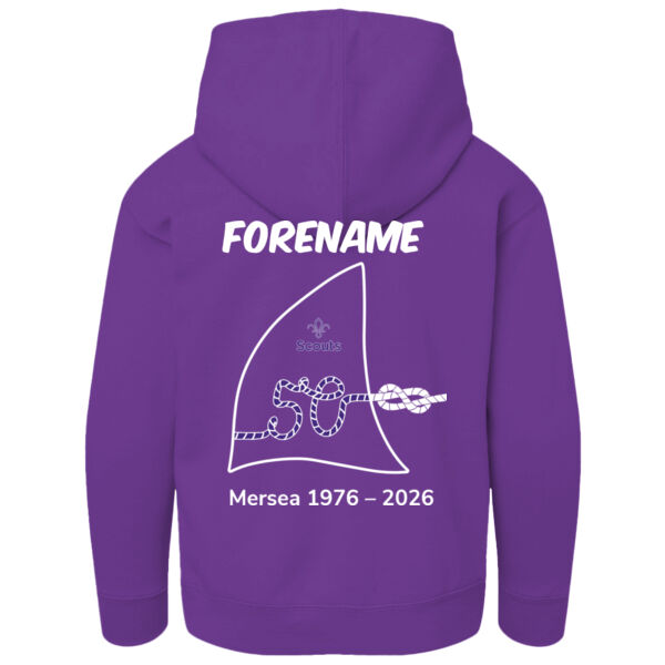 HSMW Youth Hoodie Front Back logos and Personalised Thumbnail